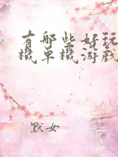 有哪些好玩的手机单机游戏