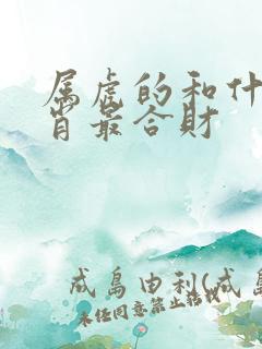 属虎的和什么生肖最合财