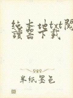 纯本地txt阅读器下载