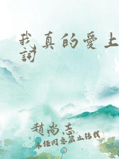 我真的爱上你歌词