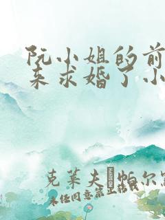 阮小姐的前夫又来求婚了小说完整版
