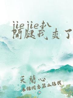 jiejie扒开腿我爽了一夜
