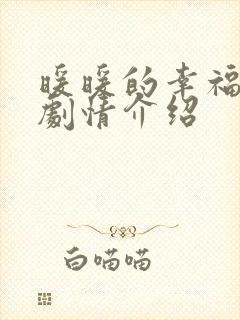 暖暖的幸福分集剧情介绍