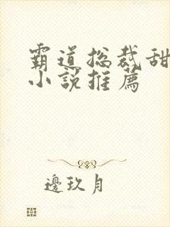 霸道总裁甜宠文小说推荐