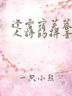 逢雪宿芙蓉山主人诗的拼音