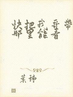快把我哥带走在哪里能看