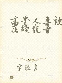 高贵人妻被侵犯在线观看
