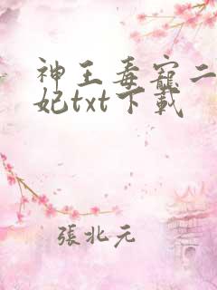 神王毒宠二嫁王妃txt下载