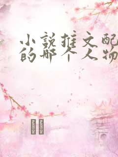 小说推文配音用的哪个人物