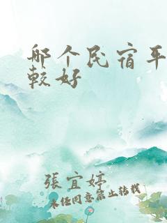 哪个民宿平台比较好