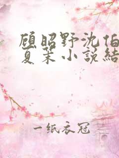 顾昭野沈伯安裴夏茉小说结局