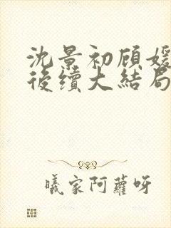 沈景初顾媛年年后续大结局