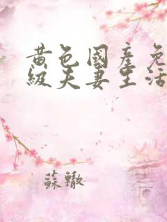 黄色国产免费一级夫妻生活片