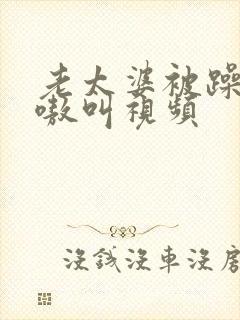 老太婆被躁的嗷嗷叫视频