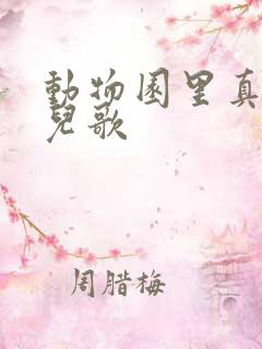 动物园里真热闹儿歌