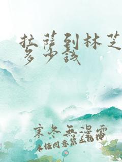 拉萨到林芝租车多少钱