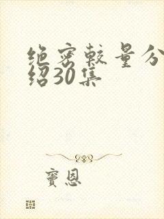 绝密较量分集介绍30集