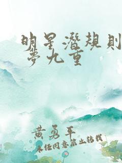 明星潜规则之皇 梦九重