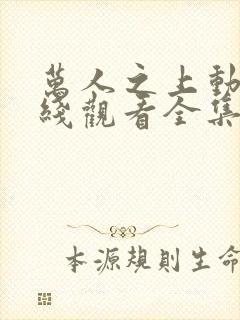 万人之上动漫在线观看全集免费播放
