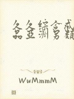 久久综合成人精品亚洲另类欧美