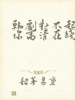 韩剧对不起我爱你高清在线