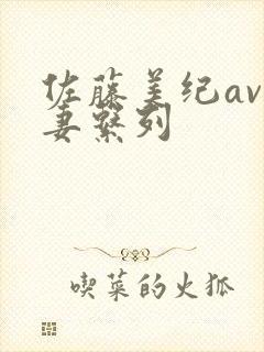 佐藤美纪av人妻系列