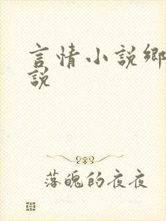 言情小说乡村小说