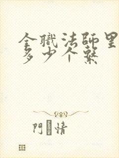 全职法师里面有多少个系