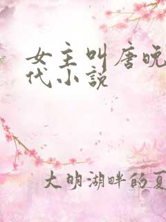 女主叫唐晚的现代小说