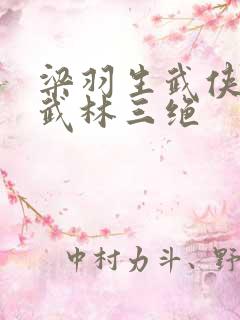 梁羽生武侠小说武林三绝