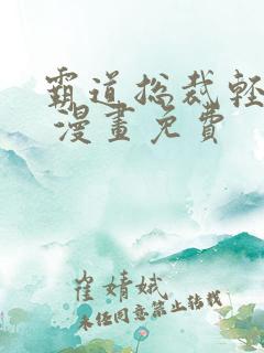 霸道总裁轻点爱 漫画免费