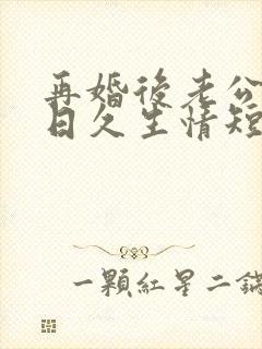 再婚后老公和我日久生情短剧