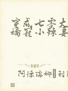 穿成七零大佬的娇宠小辣妻全