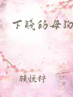 下贱的母狗骚货