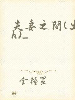 夫妻之间(出轨h)_