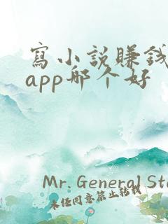 写小说赚钱软件app哪个好