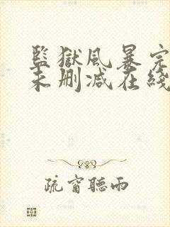 监狱风暴完整版未删减在线免费观看