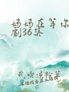 妈妈在等你电视剧36集