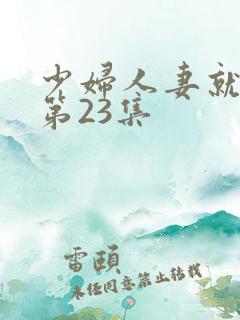 少妇人妻就是爽第23集