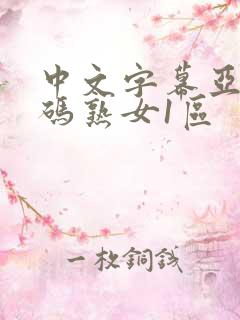 中文字幕亚洲乱码熟女1区