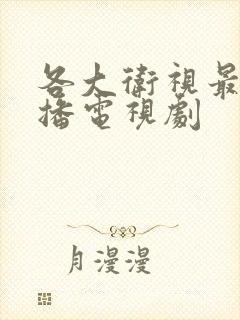 各大卫视最近热播电视剧