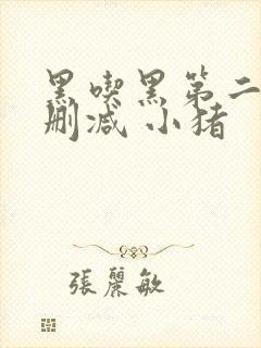 黑吃黑第二季未删减 小猪