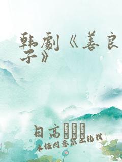 韩剧《善良的妻子》