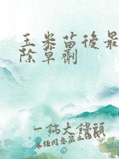 玉米苗后最好的除草剂