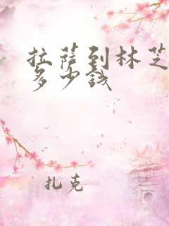 拉萨到林芝包车多少钱