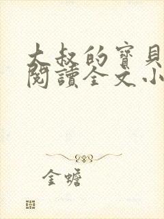 大叔的宝贝免费阅读全文小说