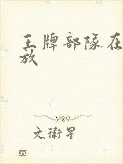 王牌部队在线播放