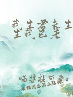 我生君未生 君生我已老