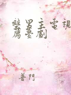 双男主电视剧推荐台剧 双男主电视剧推荐台剧