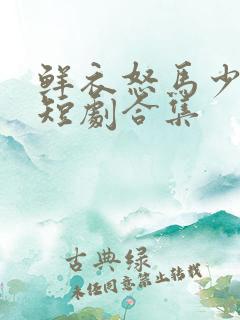 鲜衣怒马少年郎短剧合集